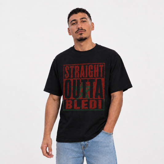Unisex Oversized Boxy Tee — Morocco Edition