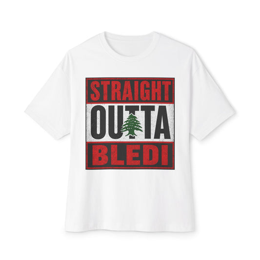 Unisex Oversized Boxy Tee — Lebanon Edition