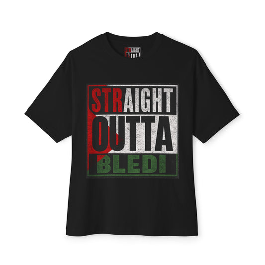 Unisex Oversized Boxy Tee — Palestine Edition