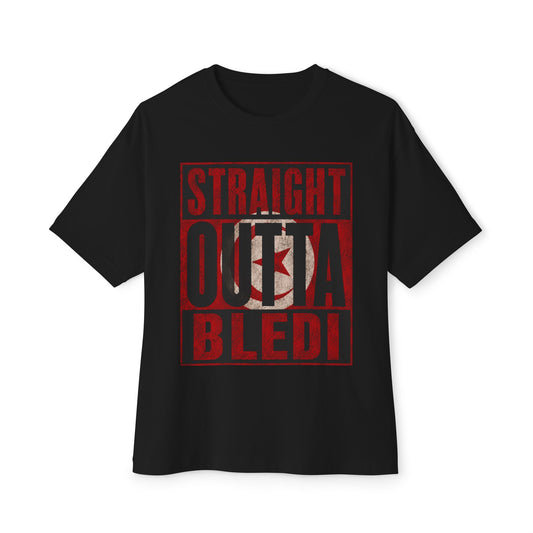 Unisex Oversized Boxy Tee — Tunisia Edition